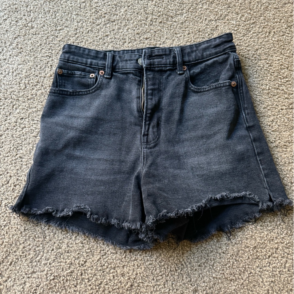 American Eagle Black jean shorts